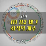 H1 H2 태그 개수