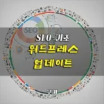 워드프레스 업데이트 중요성